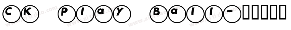 CK Play Ball字体转换
